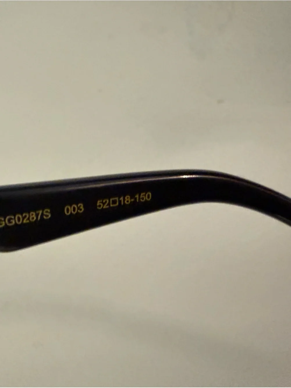 Gucci Gold Frame Aviator Sunglasses with Black Lenses